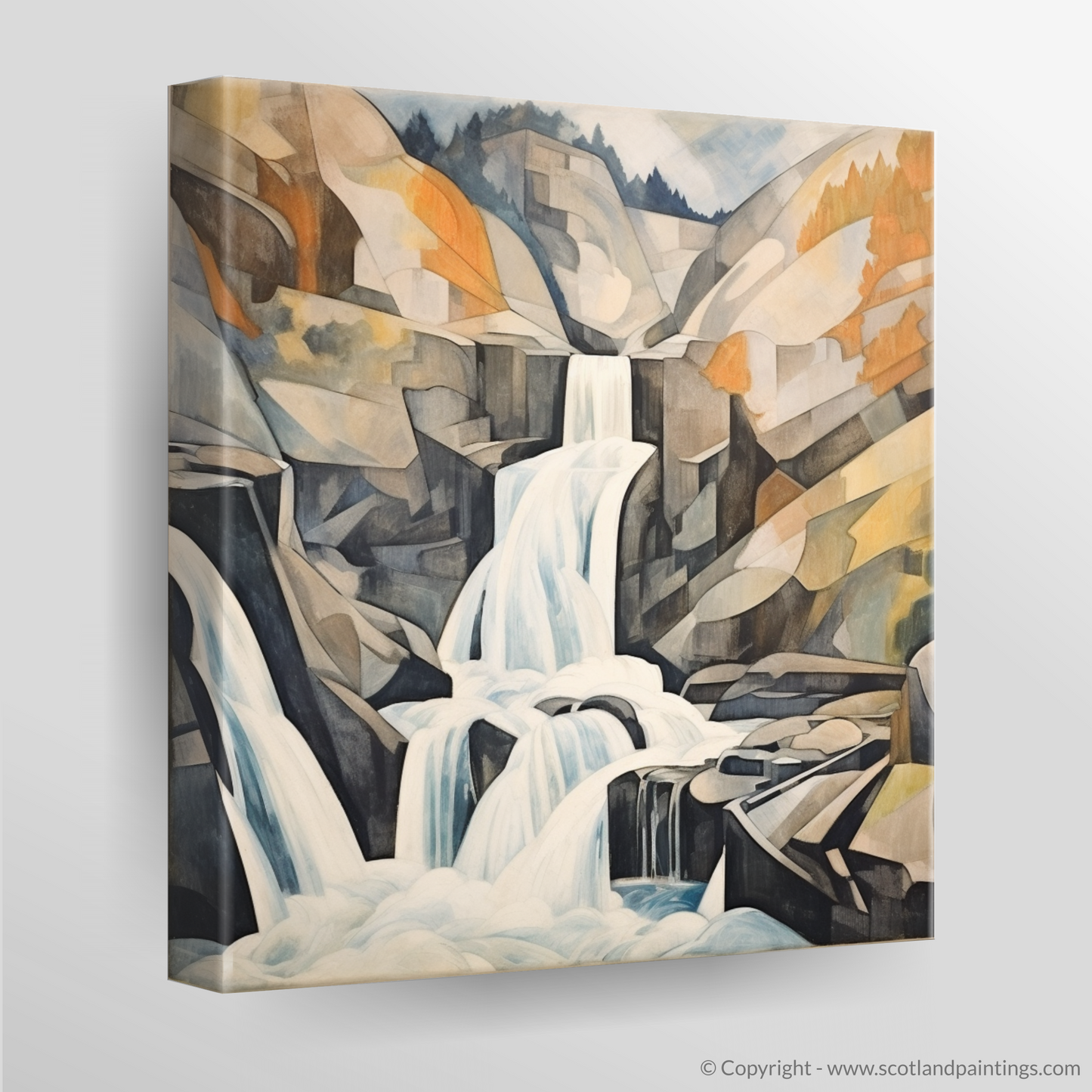 Cubist Cascade of Steall Falls