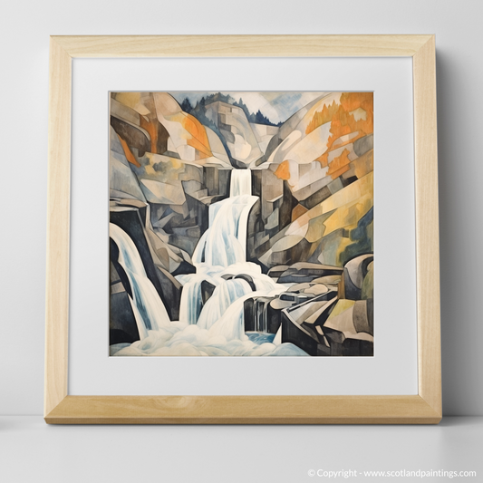 Cubist Cascade of Steall Falls