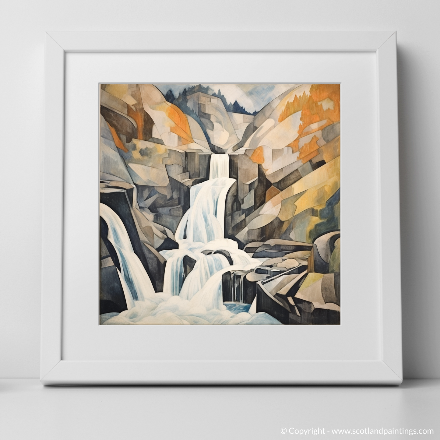 Cubist Cascade of Steall Falls