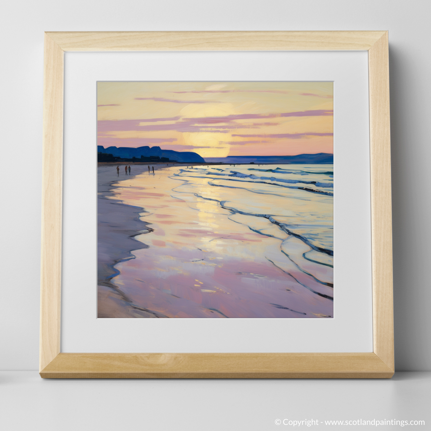 Dusk at Nairn Beach: A Fauvist Inspiration