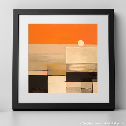 Nairn Beach Sunset: A Minimalist Reverie