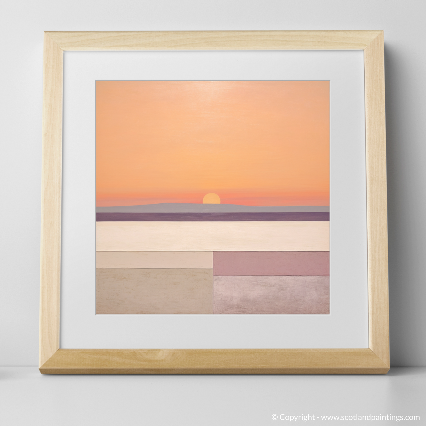 Nairn Beach Dusk: Embracing the Minimalist Sunset