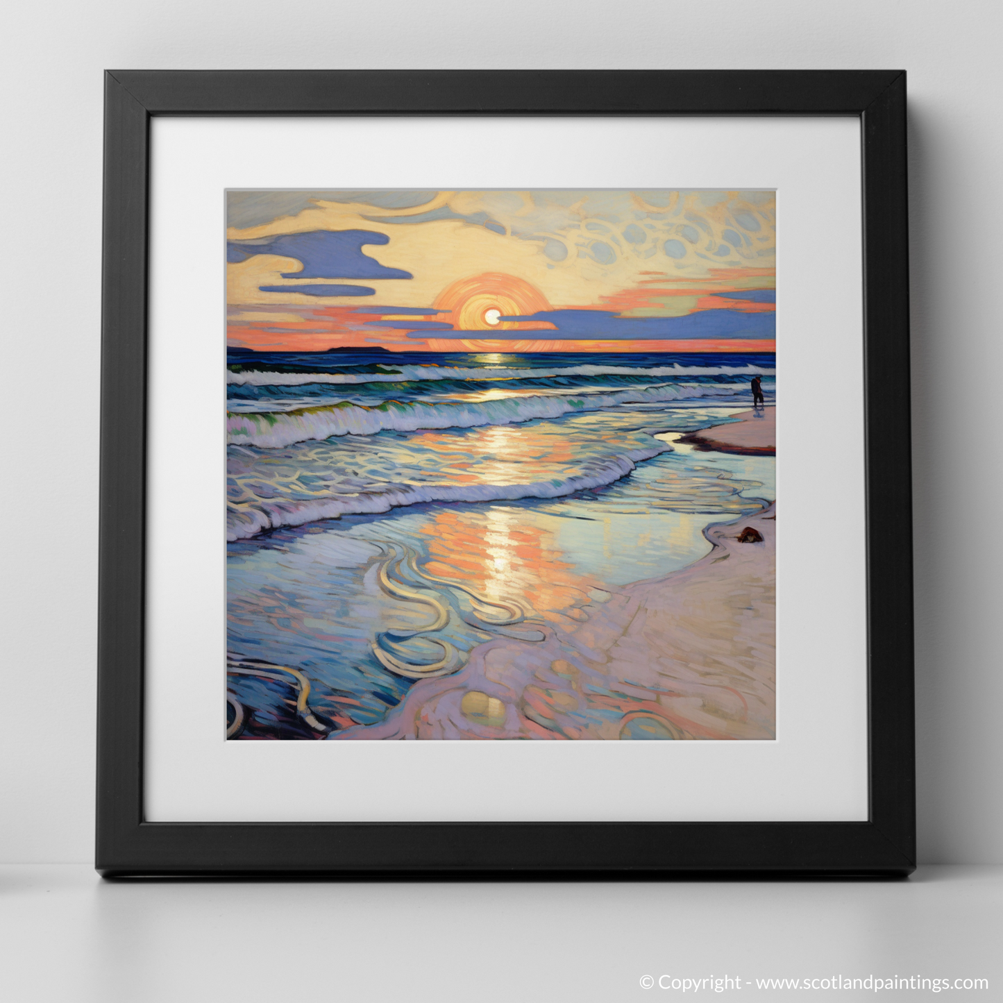 Sunset Embrace at Nairn Beach