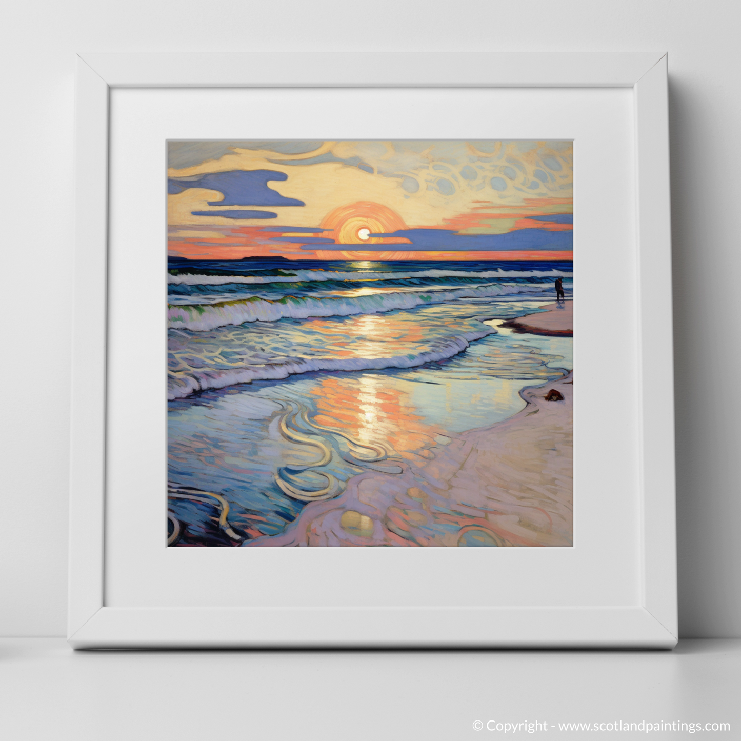 Sunset Embrace at Nairn Beach