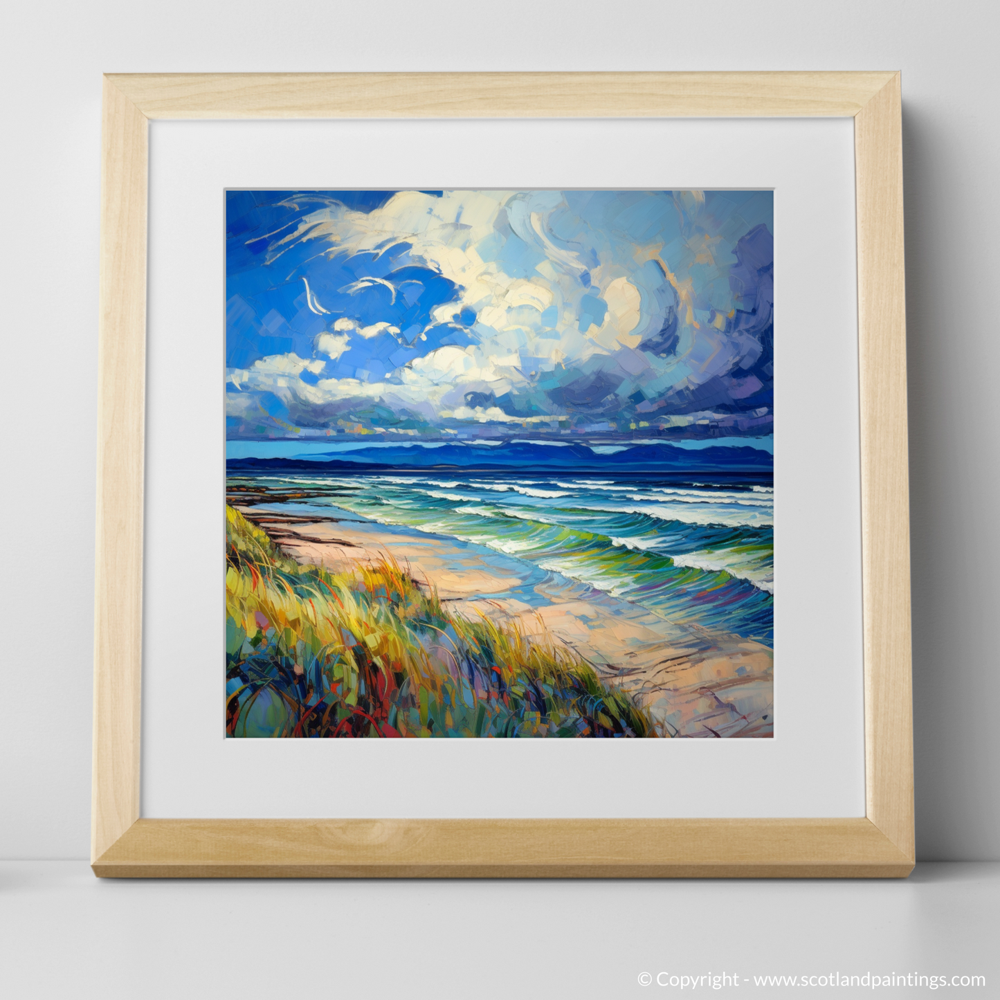 Storm Kissed Sands: A Fauvist Ode to Nairn Beach