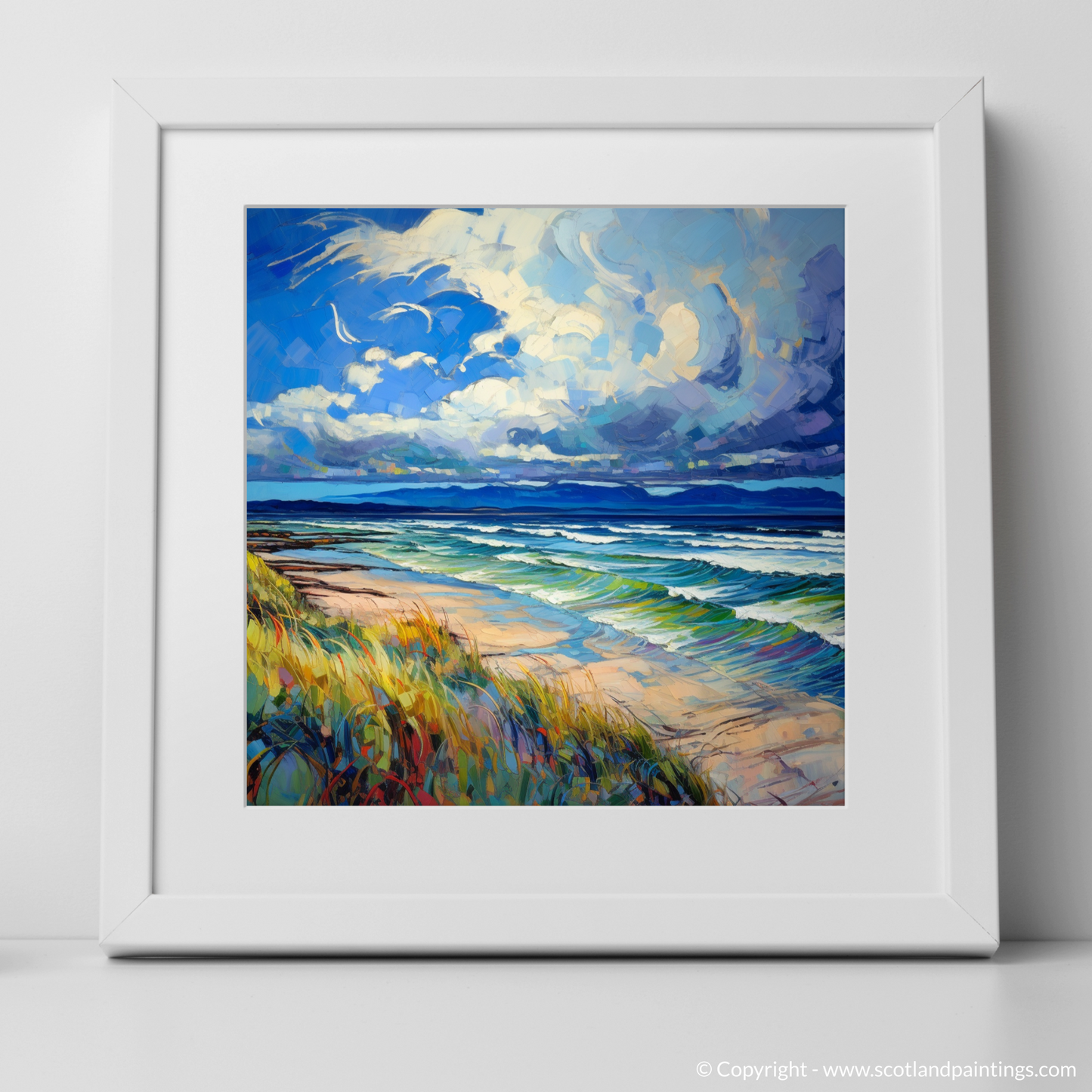 Storm Kissed Sands: A Fauvist Ode to Nairn Beach