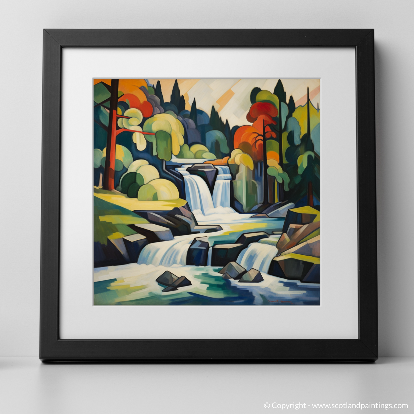 Cubist Cascade of Plodda Falls