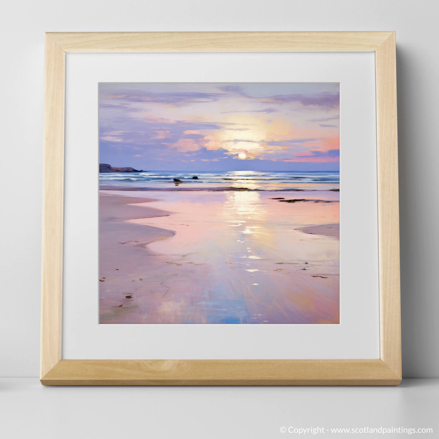 Dusk at Nairn Beach: An Impressionist Reverie