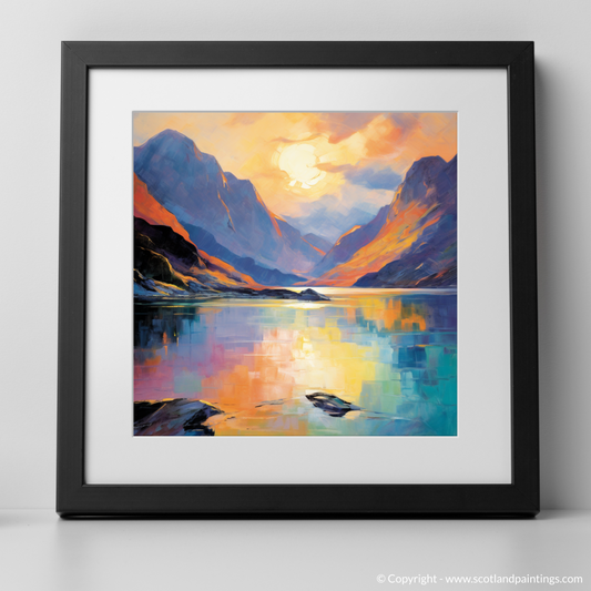 Golden Hour at Loch Coruisk: An Ode to the Highlands in Fauvist Hues