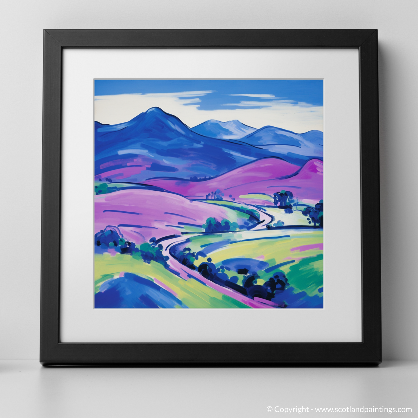 Vibrant Highlands: A Fauvist Tribute to Ben Macdui