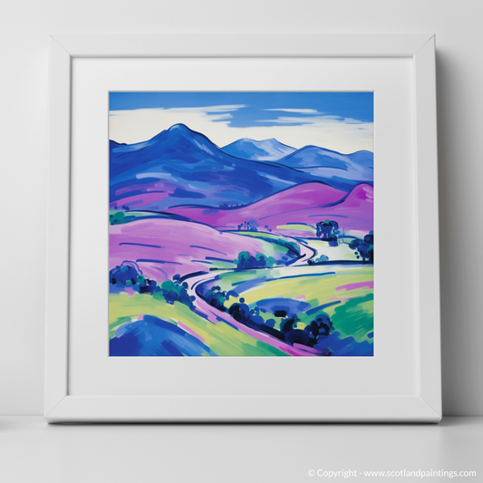 Vibrant Highlands: A Fauvist Tribute to Ben Macdui