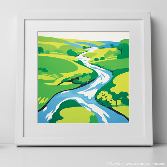 Flow of Serenity: River Esk, Angus in Minimalist Splendour