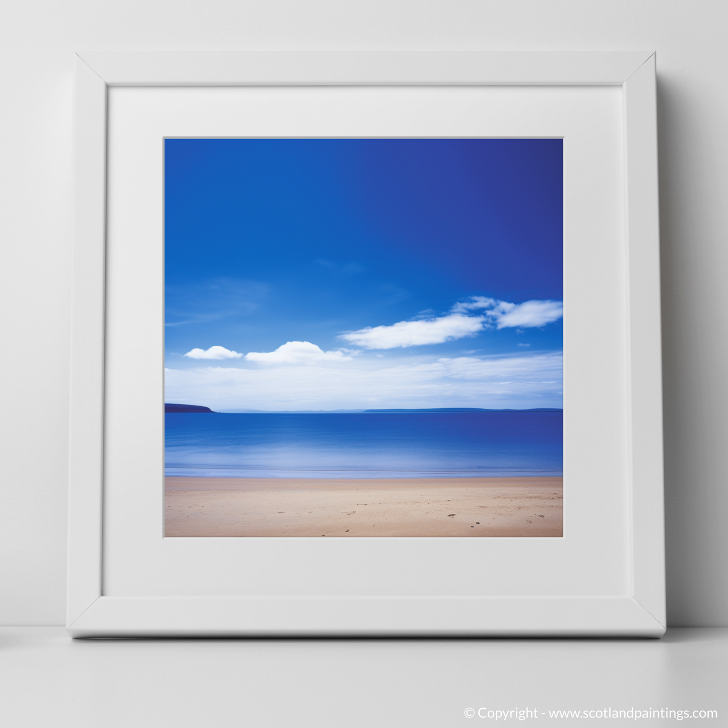 Gullane Beach Serenity: A Minimalist Tribute to Scotland's Shores