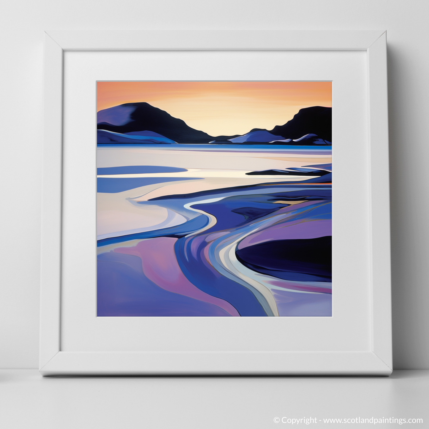 Dusk at Achmelvich Bay: A Color Field Homage