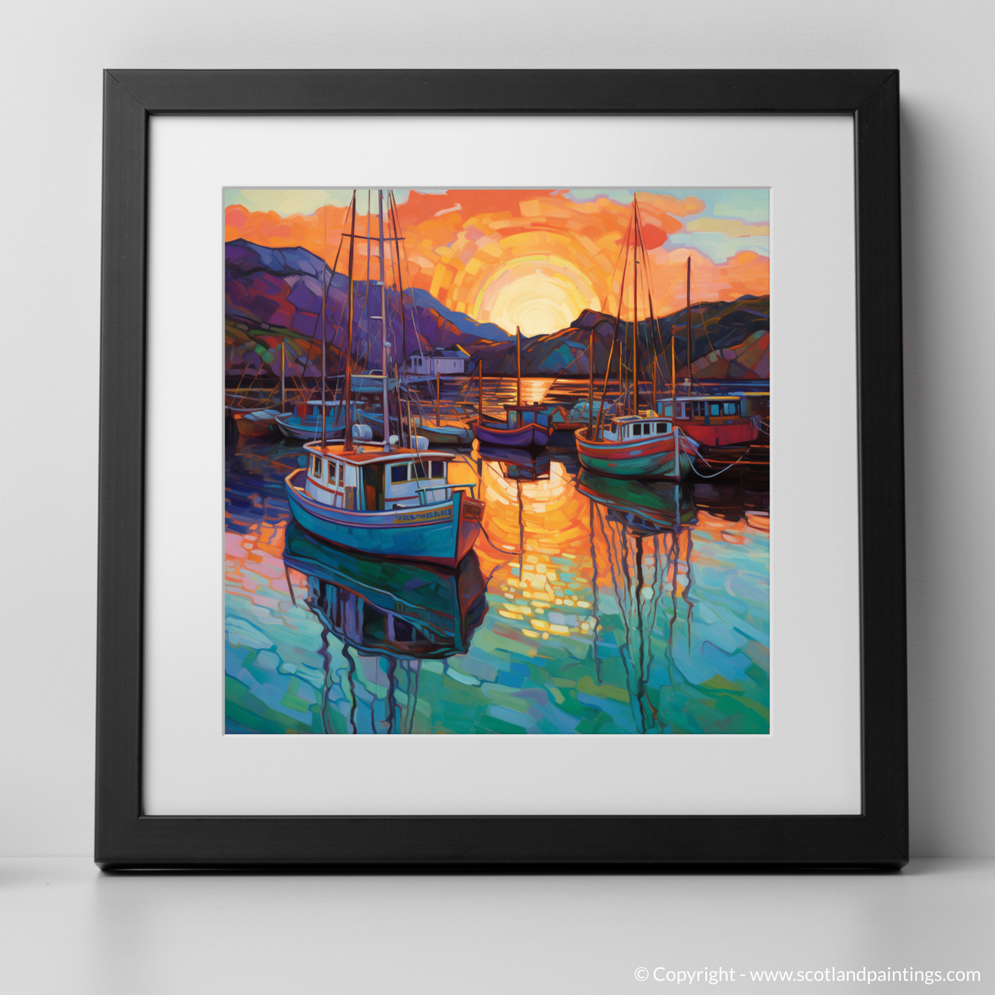 Cullen Harbour Sunset in Modern Impressionism