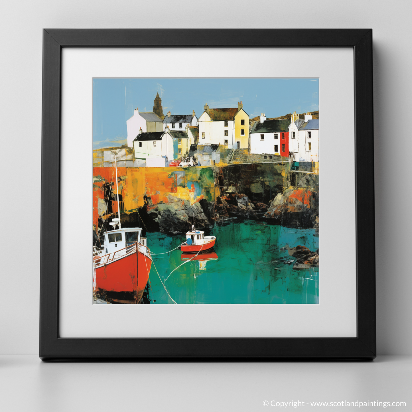 Pop Art Portpatrick: A Colourful Coastal Rendition