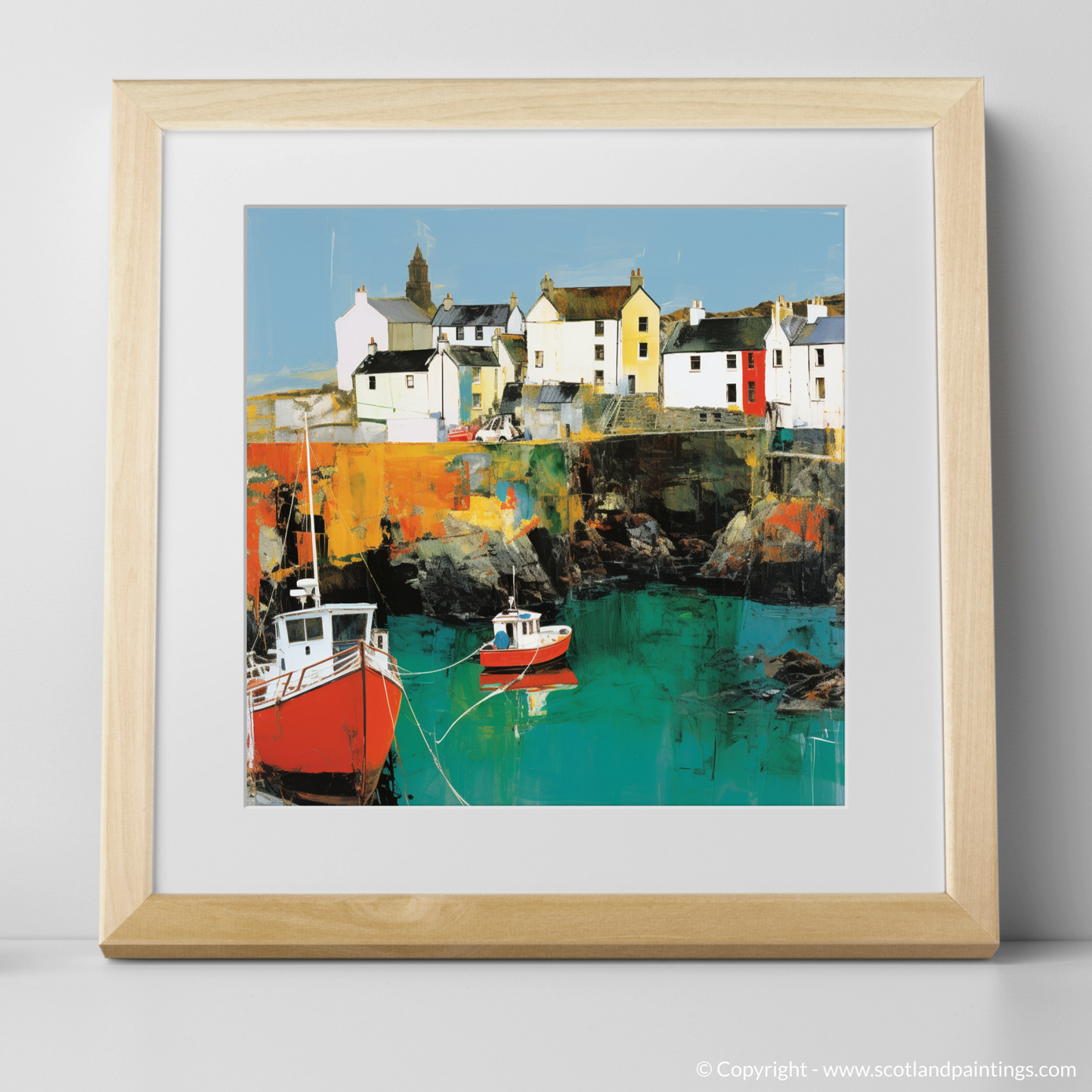 Pop Art Portpatrick: A Colourful Coastal Rendition