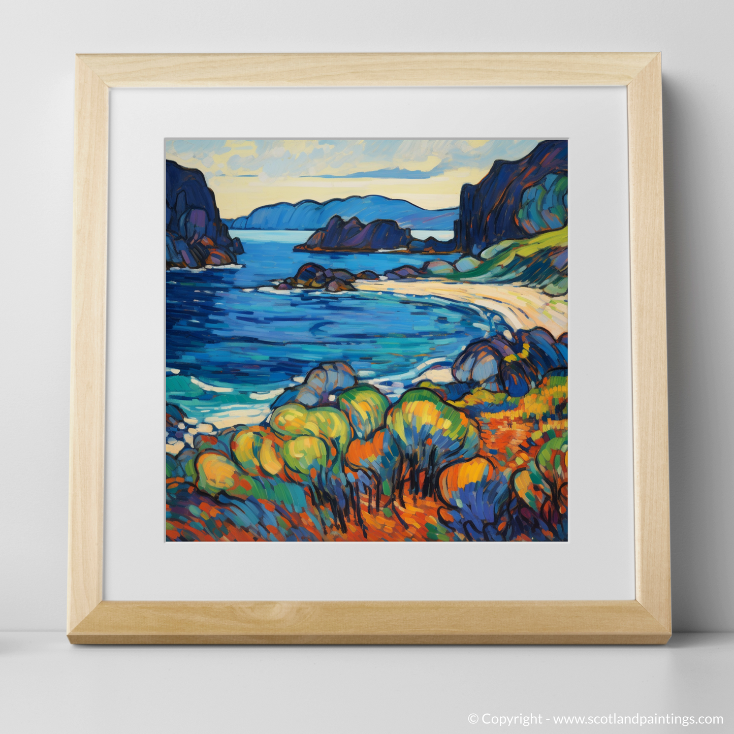 Achmelvich Bay Unleashed: A Fauvist Symphony