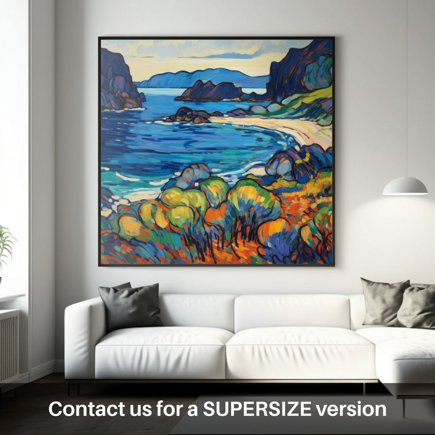 Achmelvich Bay Unleashed: A Fauvist Symphony