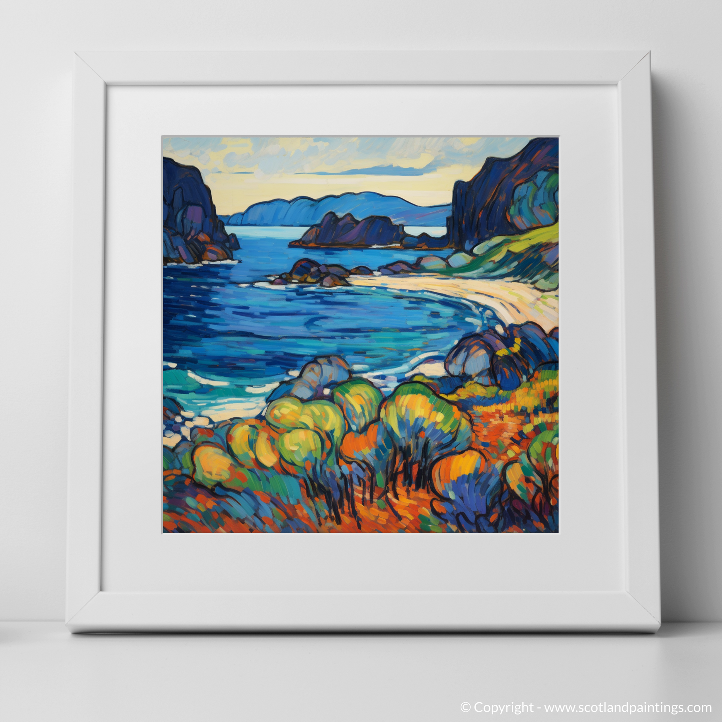 Achmelvich Bay Unleashed: A Fauvist Symphony