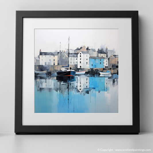 Scottish Serenity: A Minimalist Tribute to Charlestown Harbour