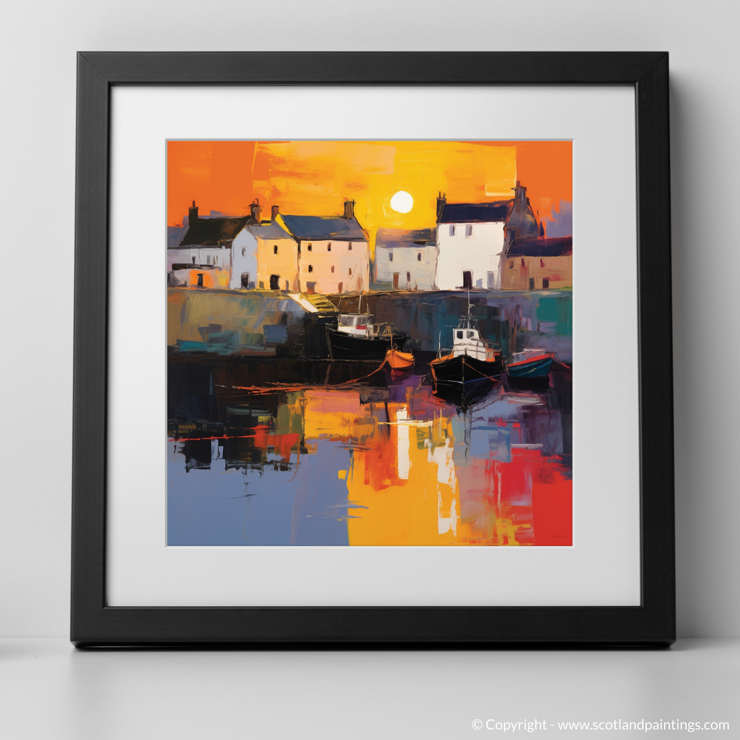 Dusk Embrace at Portsoy Harbour