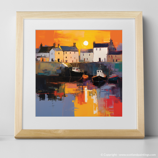 Dusk Embrace at Portsoy Harbour