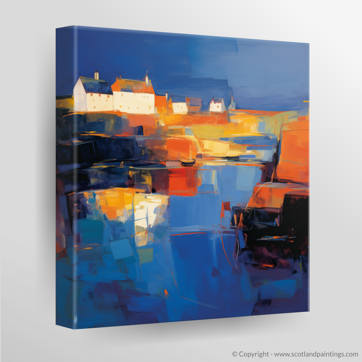 Dusk's Embrace at Portsoy Harbour