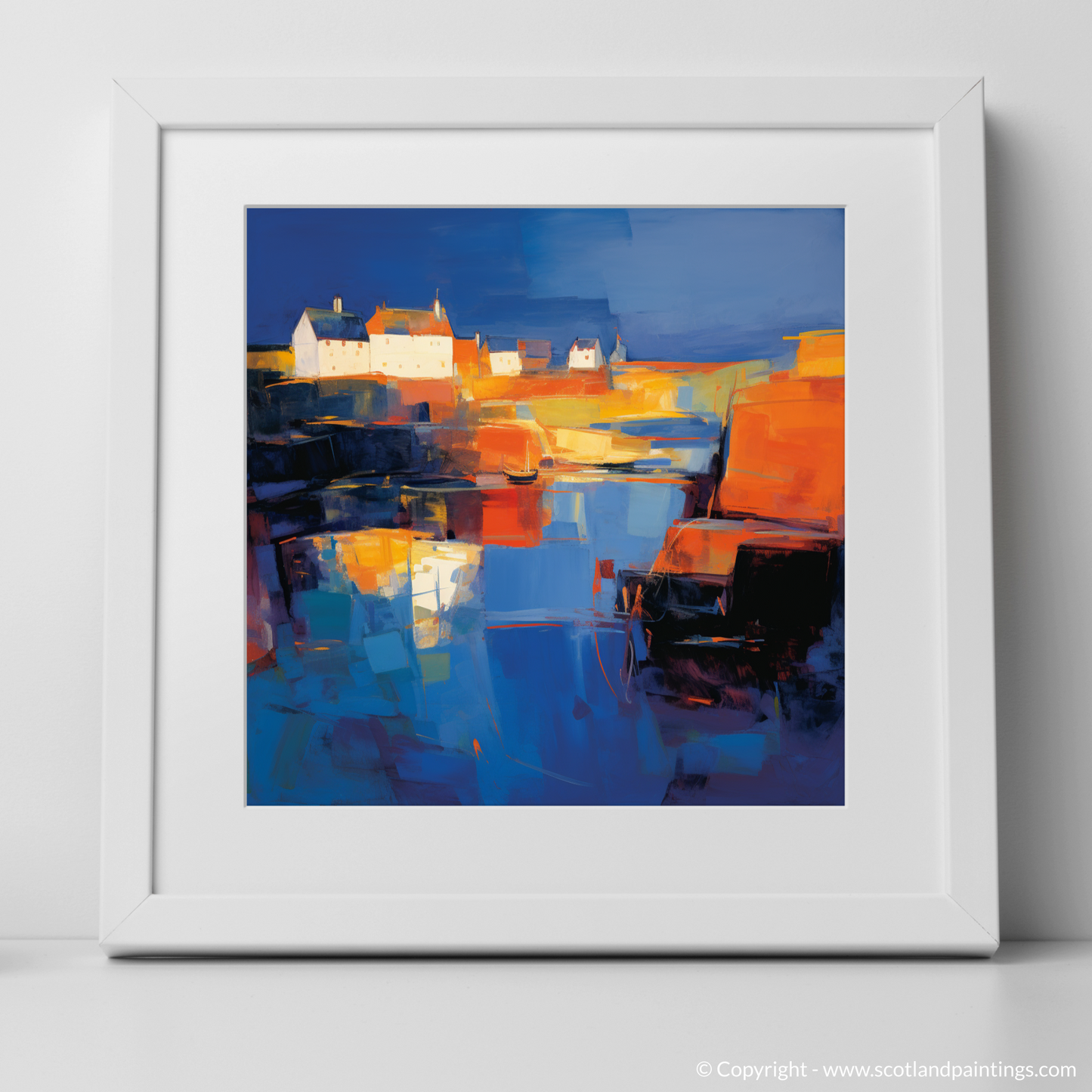 Dusk's Embrace at Portsoy Harbour