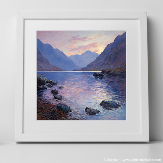 Dusk at Loch Coruisk: An Impressionist Homage to Scottish Highlands