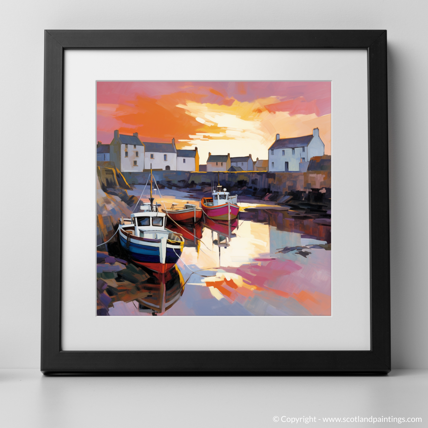 Portsoy Harbour Sunset Serenade