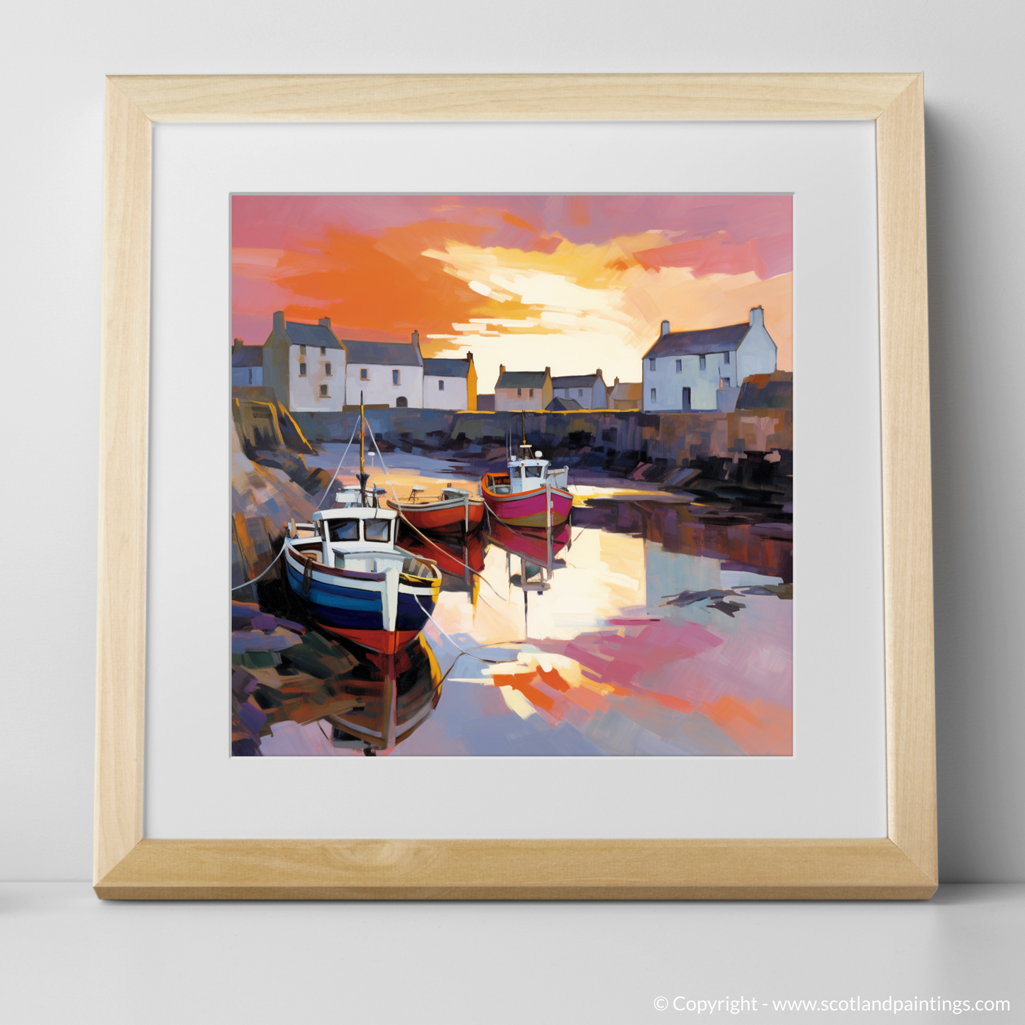 Portsoy Harbour Sunset Serenade