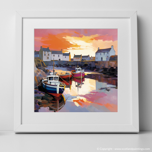 Portsoy Harbour Sunset Serenade