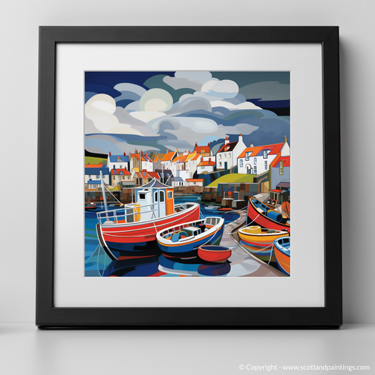 Stormy Elegance: Pittenweem Harbour Reimagined