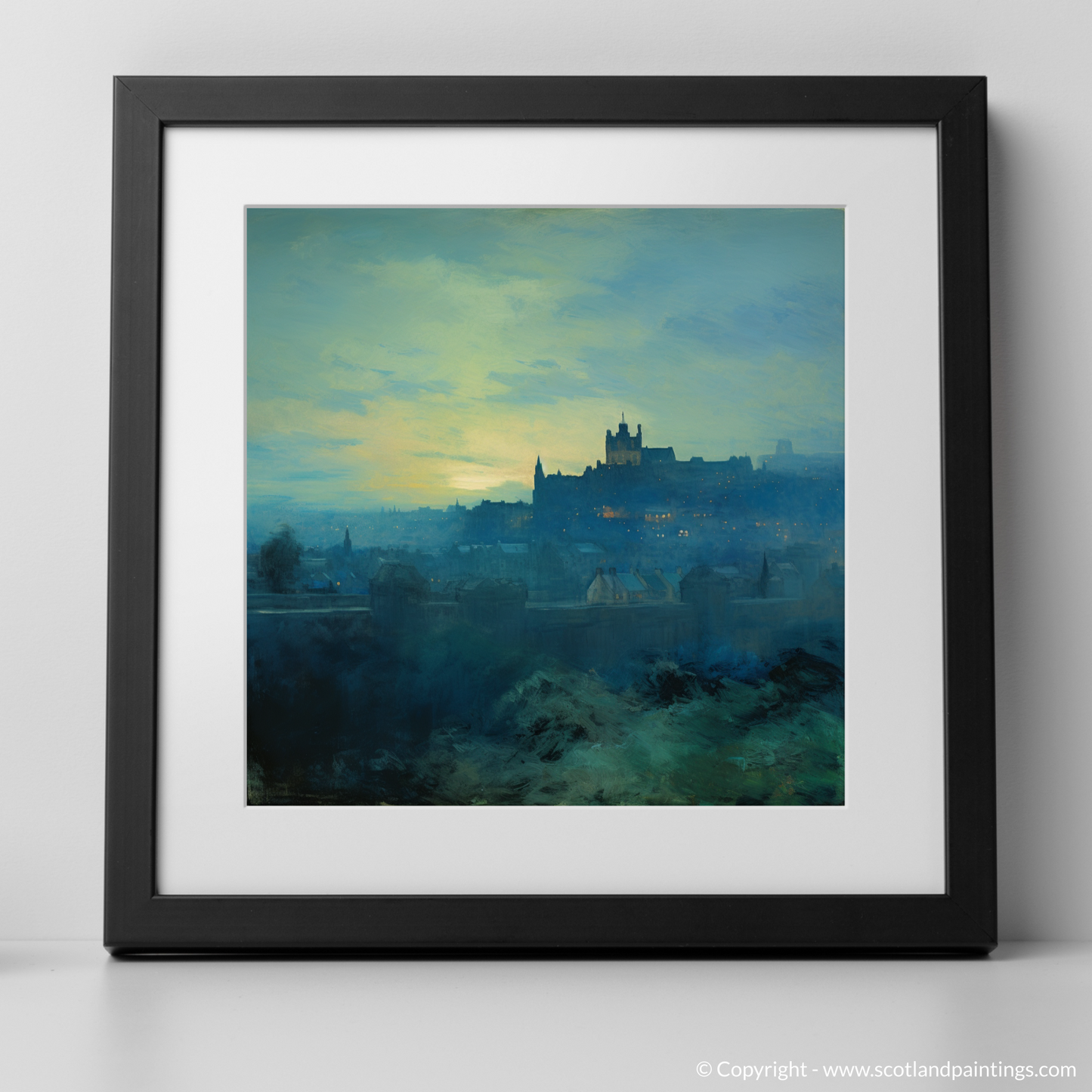 Edinburgh Dusk: An Impressionist Embrace