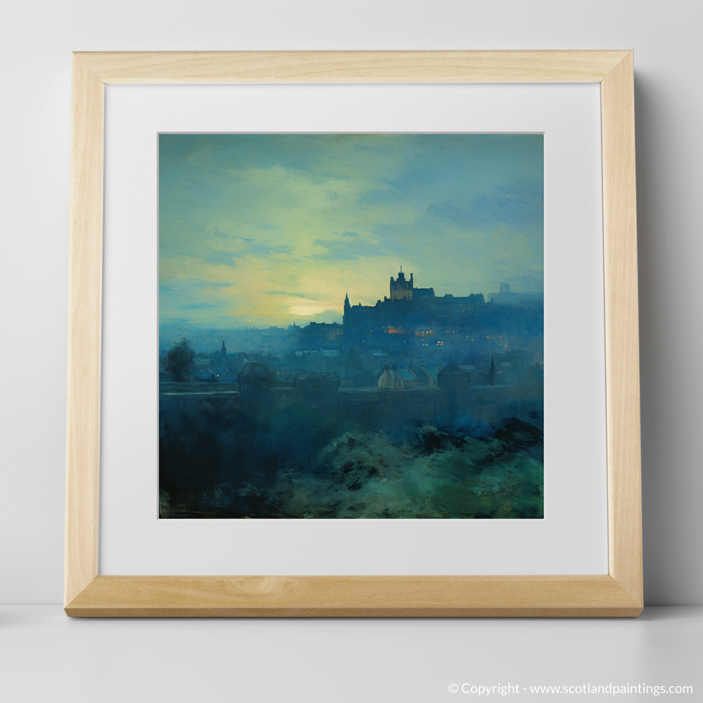 Edinburgh Dusk: An Impressionist Embrace