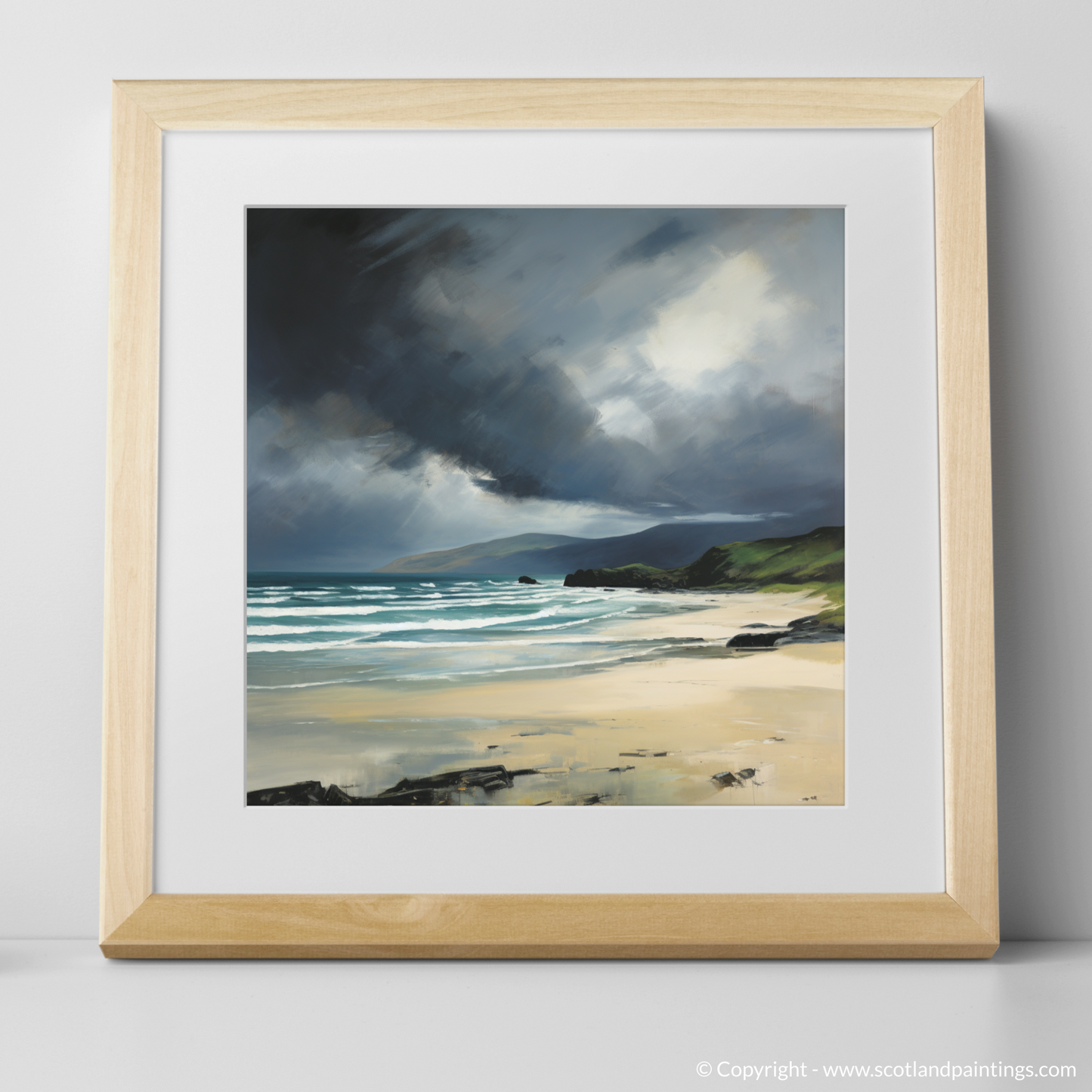 Storm's Approach on Durness Beach