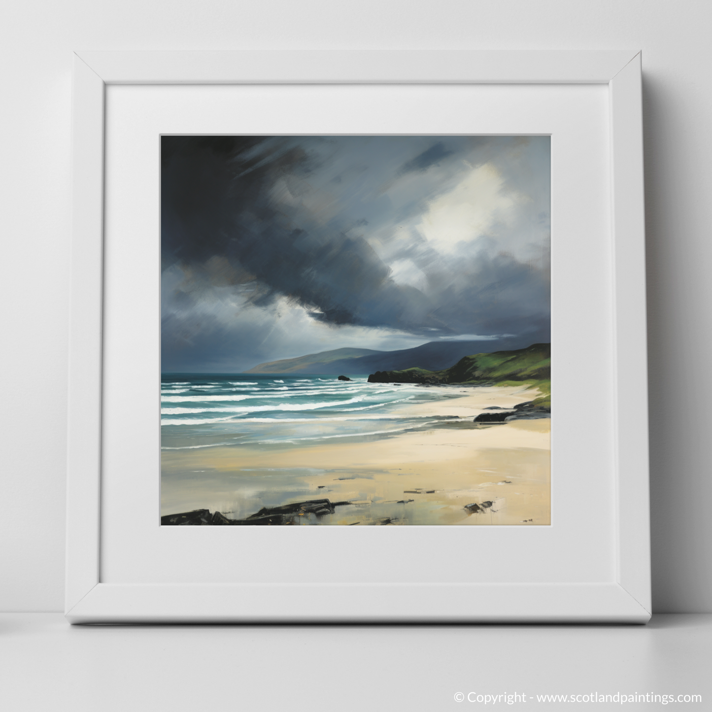 Storm's Approach on Durness Beach