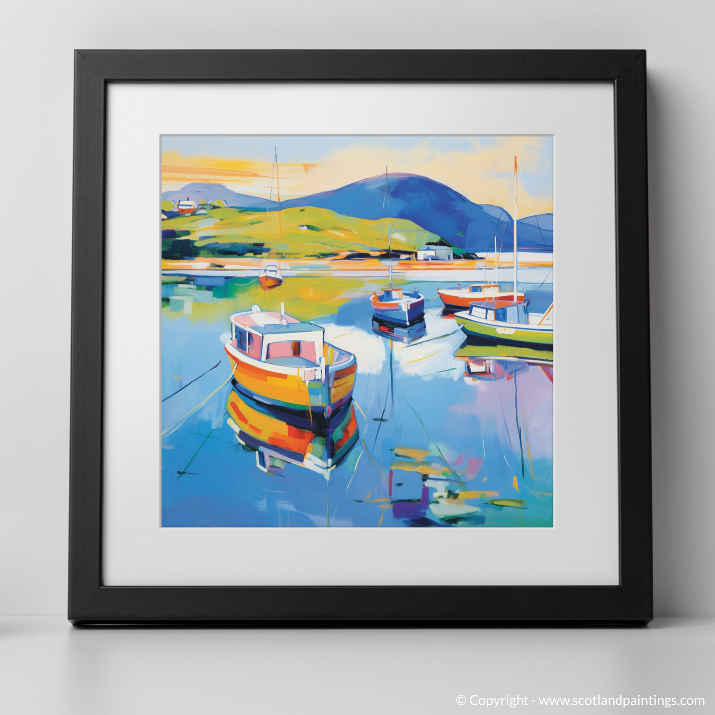 Vibrant Port Appin: A Pop Art Delight