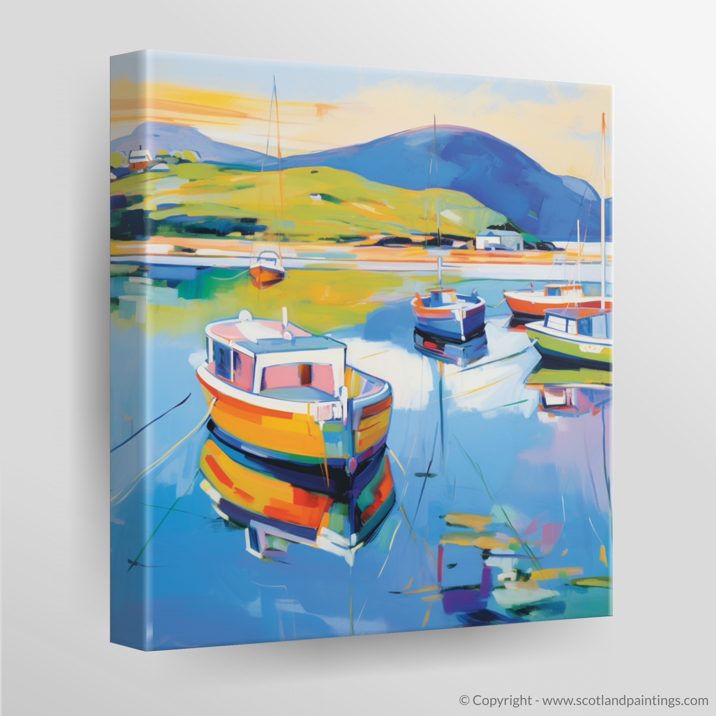 Vibrant Port Appin: A Pop Art Delight