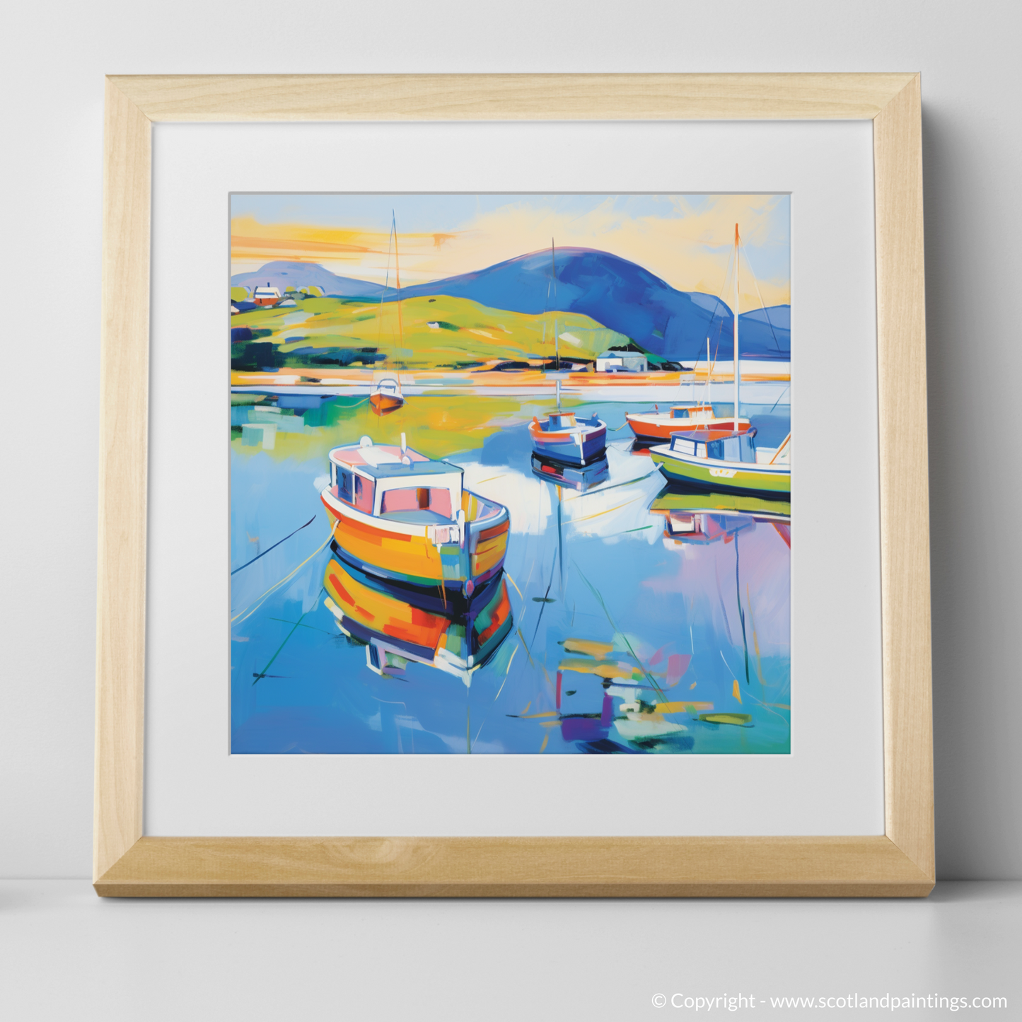 Vibrant Port Appin: A Pop Art Delight