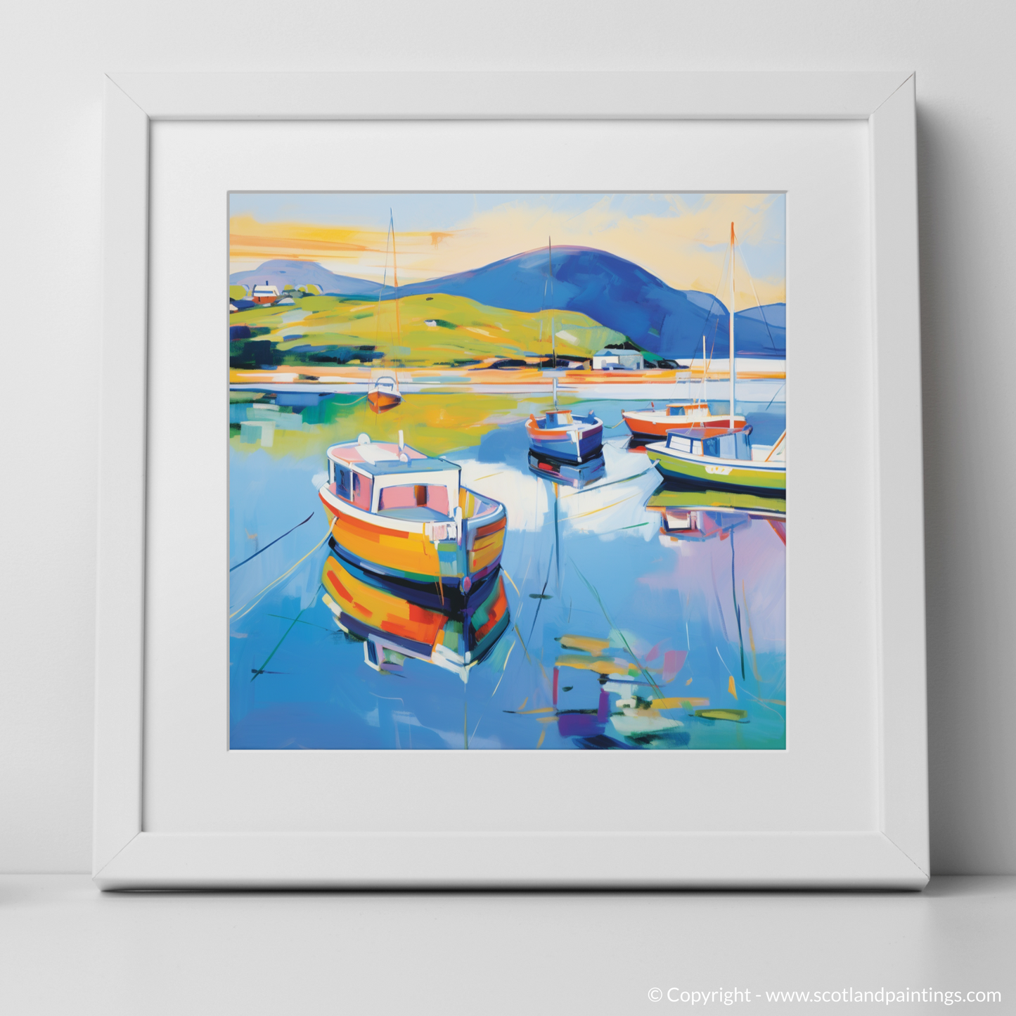 Vibrant Port Appin: A Pop Art Delight