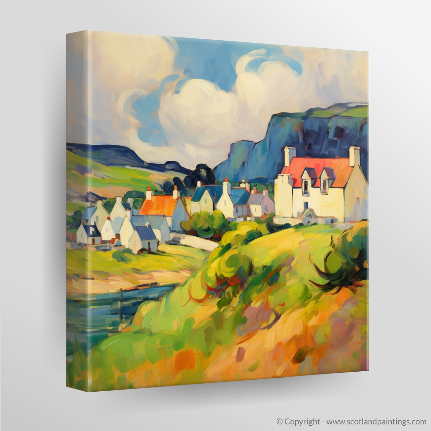 Vibrant Cullen: A Fauvist Ode to Scottish Charm