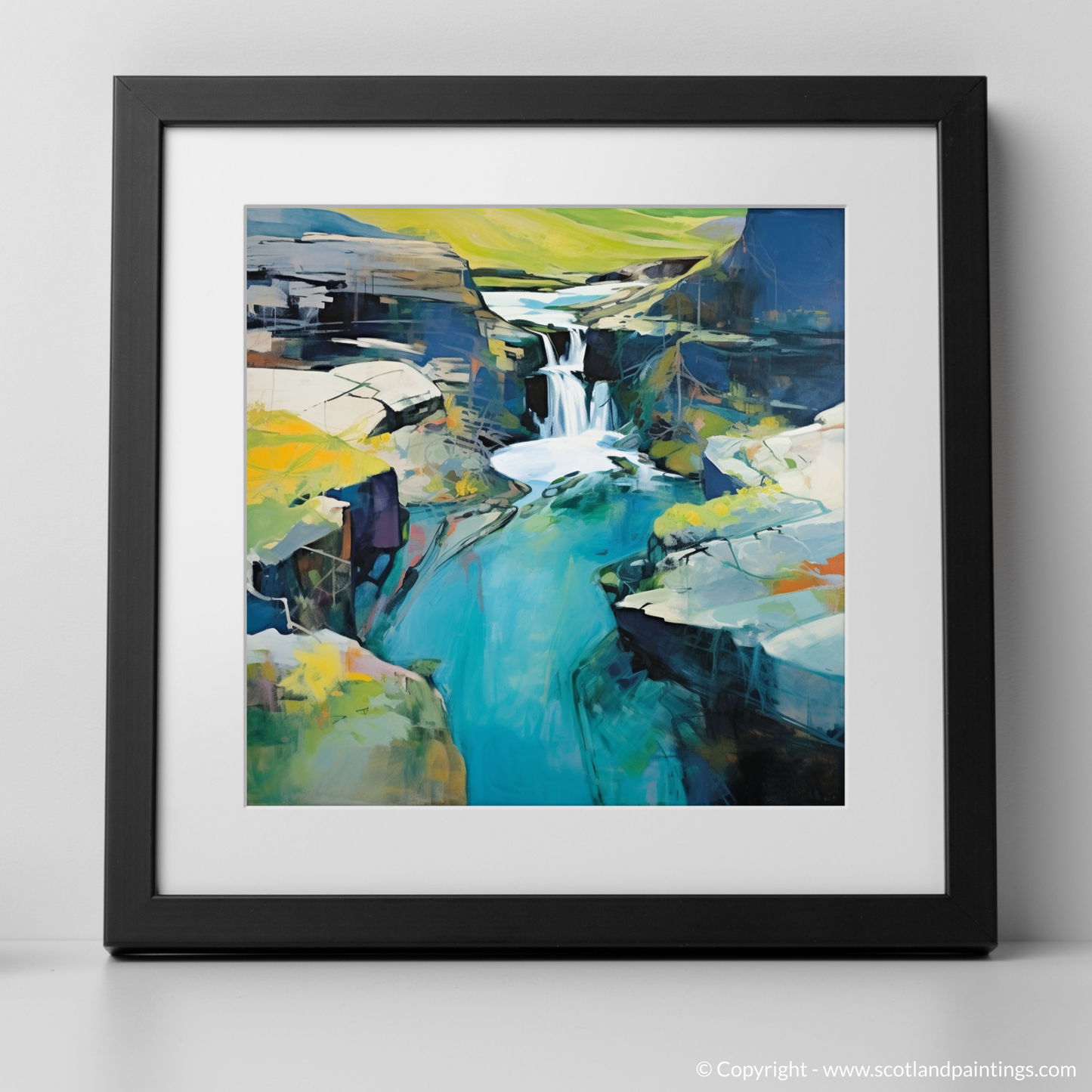 Enchantment of the Scottish Isles: Abstract Impressions of The Fairy Pools