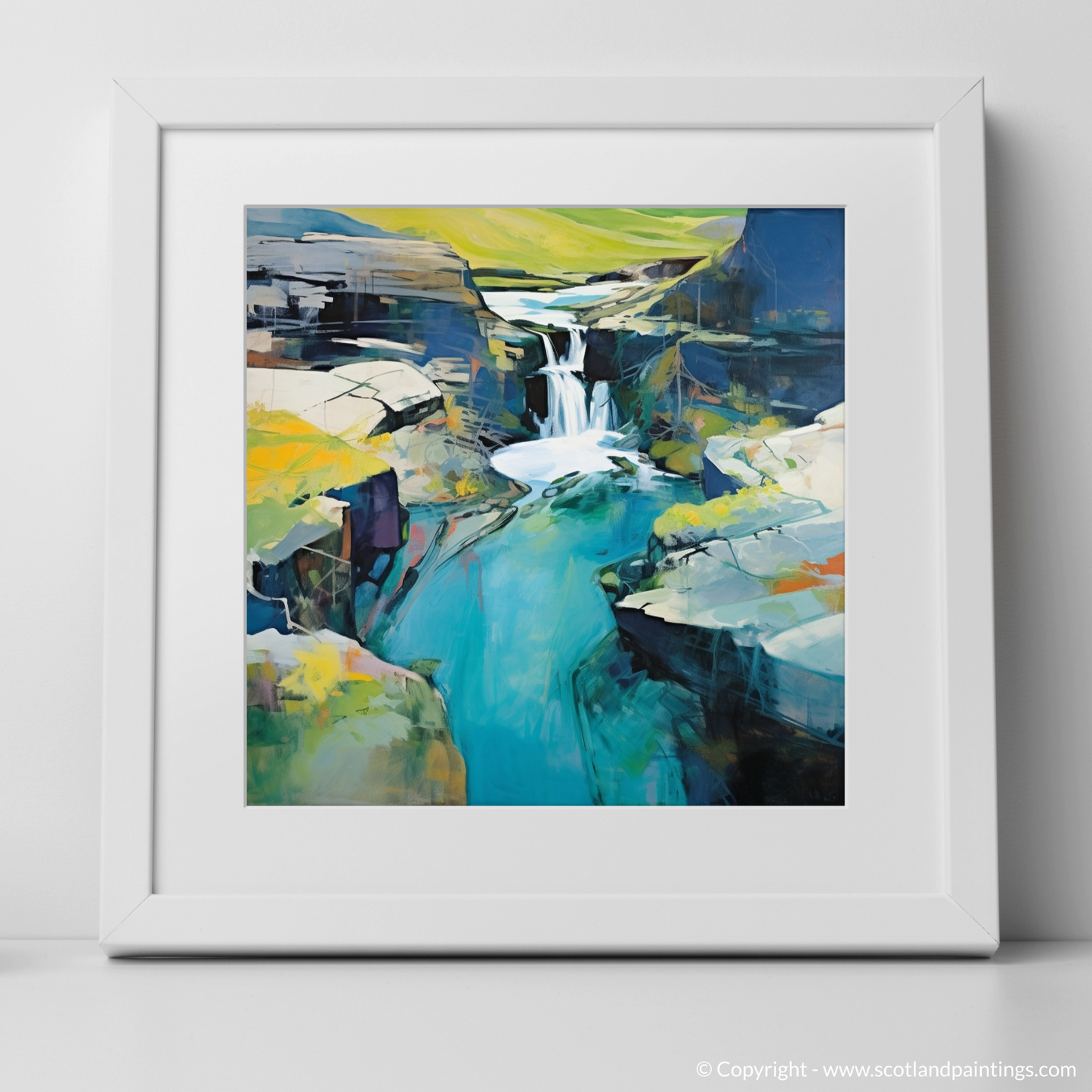 Enchantment of the Scottish Isles: Abstract Impressions of The Fairy Pools