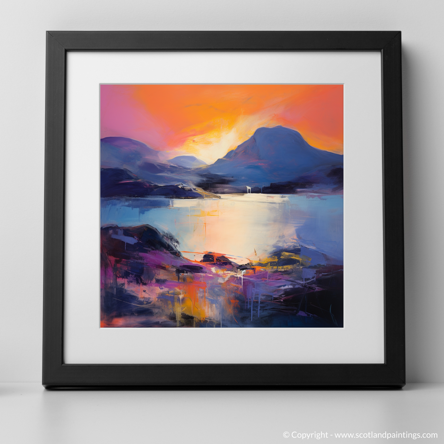 Fiery Embrace of Shieldaig Bay