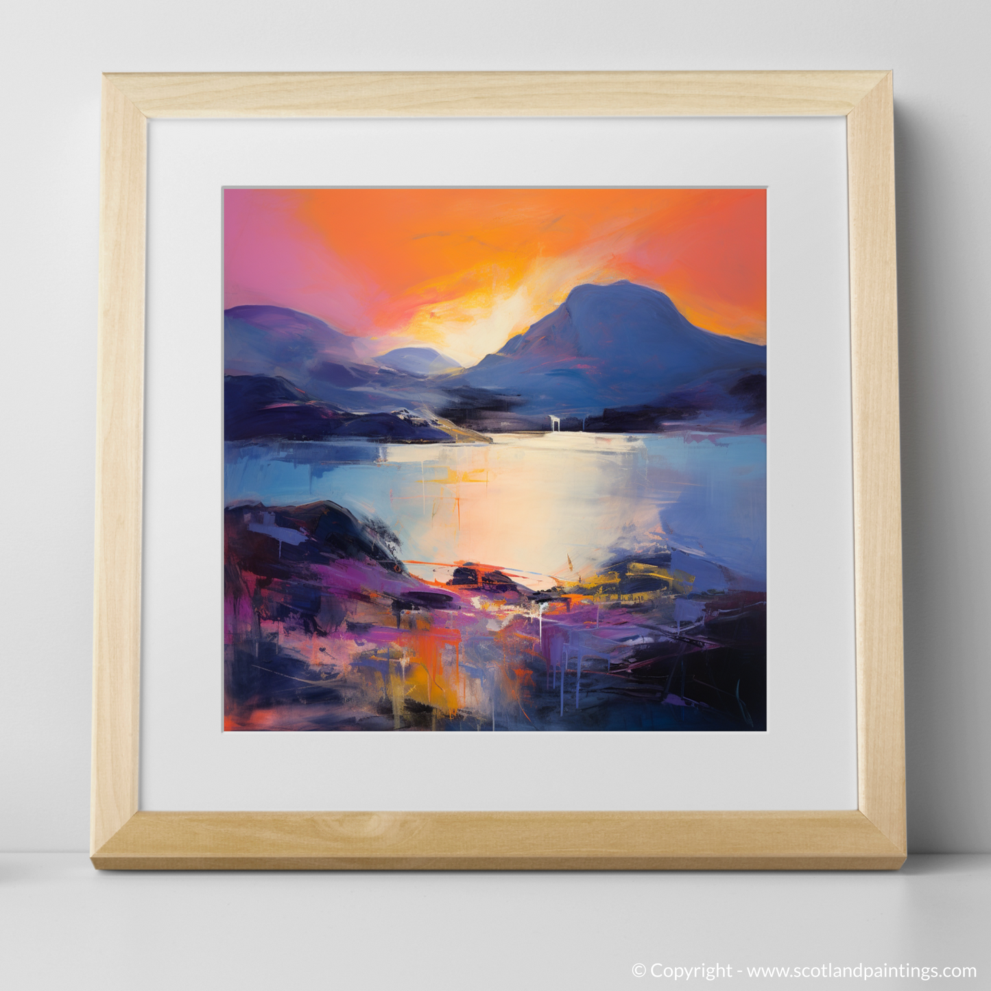 Fiery Embrace of Shieldaig Bay