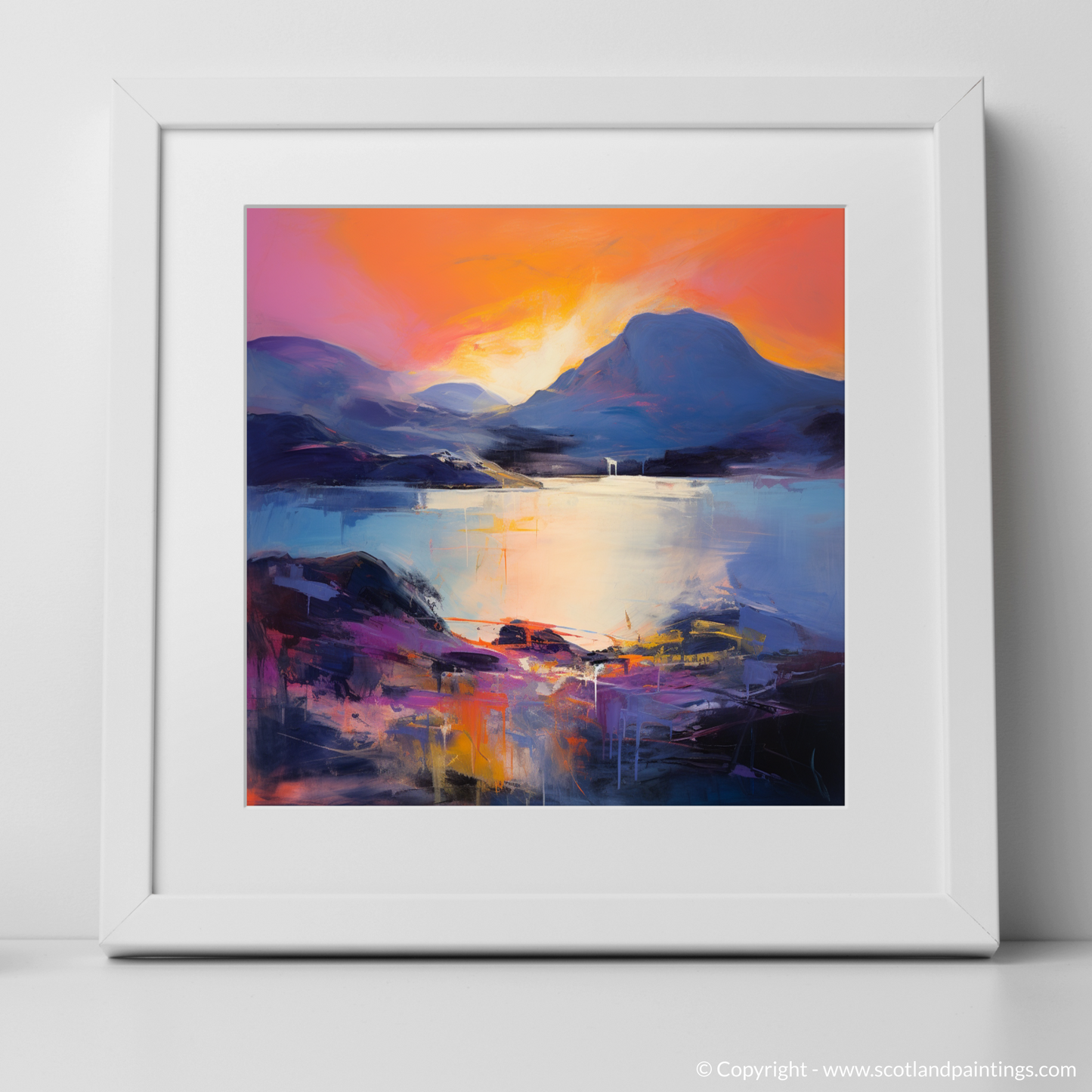 Fiery Embrace of Shieldaig Bay