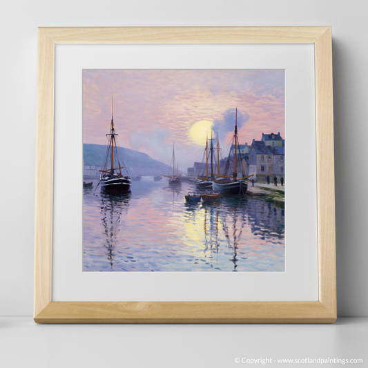 Dusk at Millport Harbour: An Impressionist Ode to Scottish Serenity