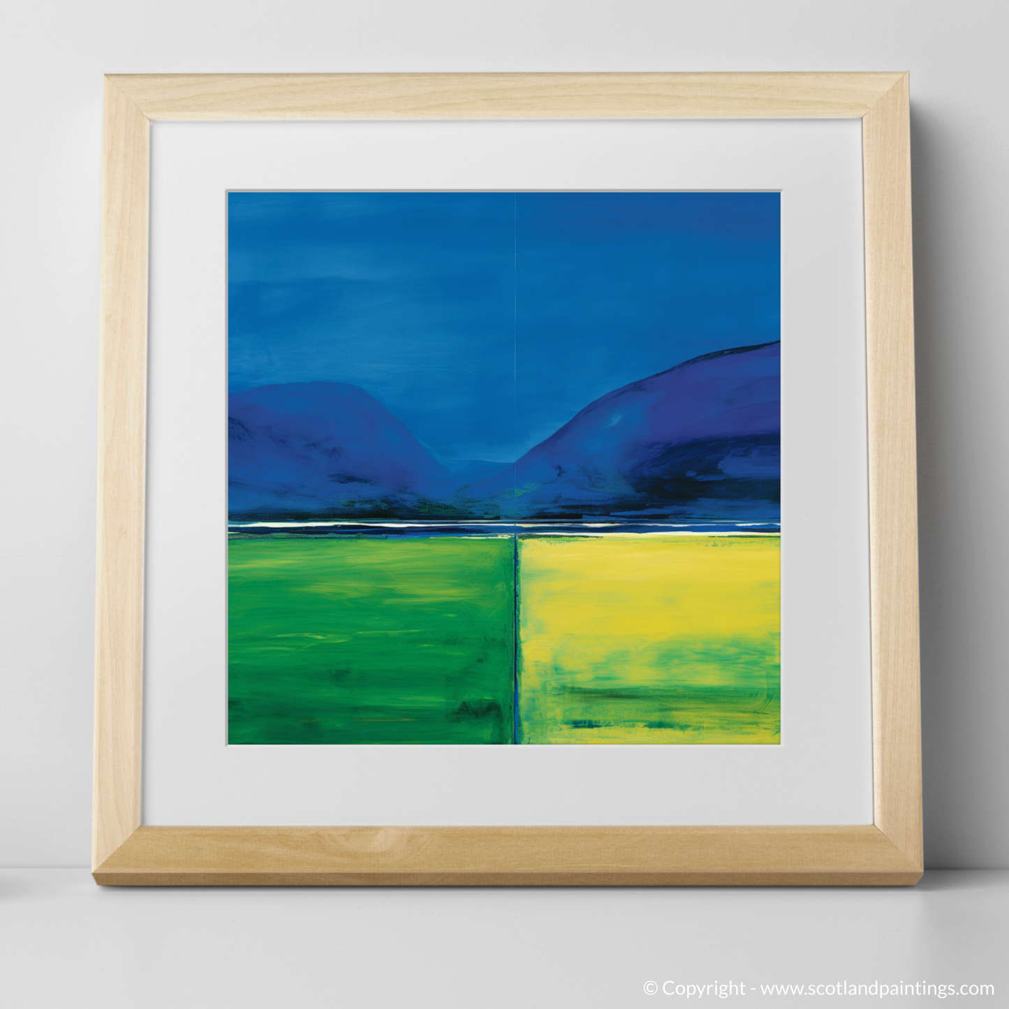 Loch Earn Serenity: A Color Field Exploration